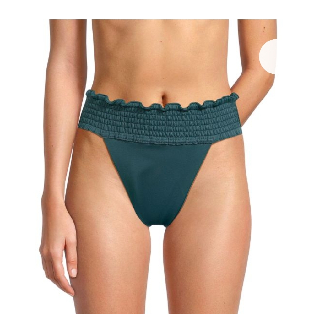 Agua Bendita Tessa Fera Smocked Bikini Bottom
